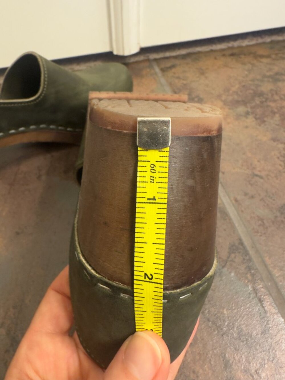 Sandgrens Handmade Clog - olive size 6.5 (EU 37) - Picture 9 of 10